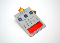 Toetsenbord Vochtbestendige Dikke 0.3mm van de het LEIDENE In reliëf gemaakt Tastbaar Membraanschakelaar van FPC