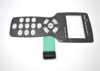 Het in reliëf gemaakte Tastbare Toetsenbord van de Membraanschakelaar voor Ver Controlemechanisme Anti - Microbieel