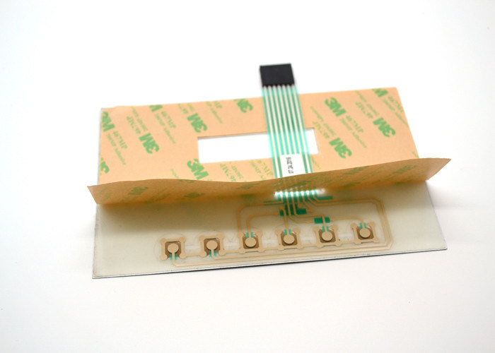 Lichtgewicht Vlakke het Membraanschakelaar 5 van de Metaalkoepel Kleurendruk op Oppervlaktebekleding