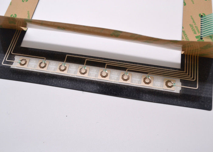 Het duurzame Backlit Toetsenbord van de Membraanschakelaar met Duidelijk Venster voor Instrumentenmateriaal